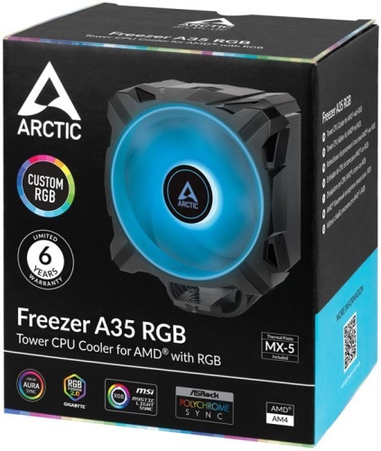 Кулер для процессора Arctic Cooling Freezer A35 RGB (ACFRE00114A) фото 8 Кулер для процессора Arctic Cooling Freezer A35 RGB (ACFRE00114A) фото 8