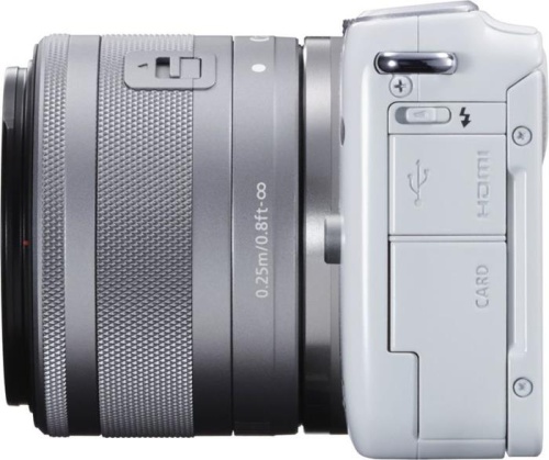 Цифровой фотоаппарат Canon EOS M10 белый 0922C012 фото 2