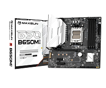 MAXSUN MS-Terminator B650M WIFI6, AM5, B650, 4*DDR5, 4*SATA 3.0, 2*M.2, USB 3.2, USB 2.0, Type-C, 1*PCIE 16, 1*PCIE 4, 1*PCIE 1, HDMI+DP, mATX