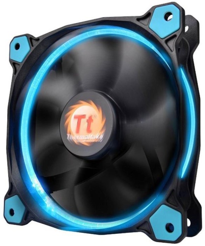 Вентилятор для корпуса Thermaltake Riing 12 LED Blue + LNC CL-F038-PL12BU-A фото 3