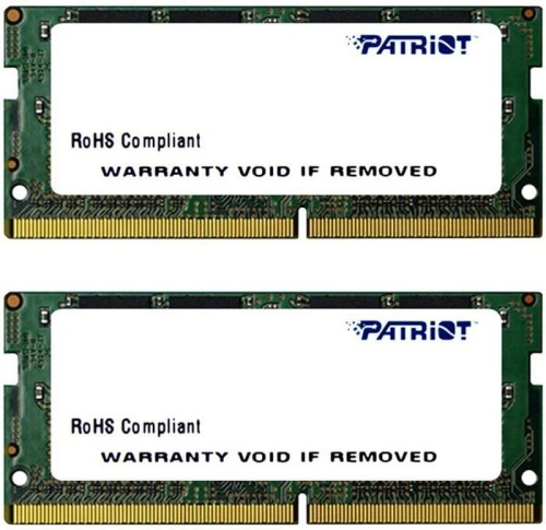 Модуль памяти SO-DIMM DDR4 Patriot Memory 2x16ГБ PSD432G2133SK Модуль памяти SO-DIMM DDR4 Patriot Memory 2x16ГБ PSD432G2133SK