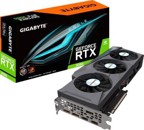 Видеокарта PCI-E GIGABYTE 12288Mb GV-N3080EAGLE-12GD фото 8