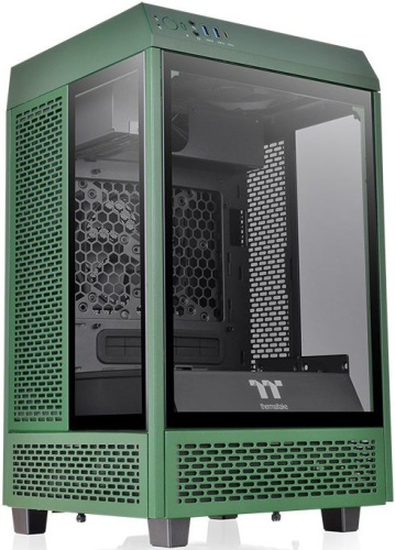 Корпус HTPC Thermaltake The Tower 100 Racing Green черный CA-1R3-00SCWN-00