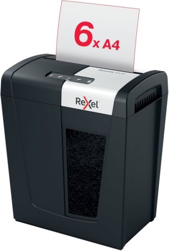 Уничтожитель бумаг (шредер) Rexel Secure MC6 EU черный 2020130EU фото 5