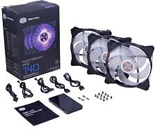 Вентилятор для корпуса Cooler Master MasterFan Pro 140 AP RGB Pack 140MM MFY-P4DC-153PCR1 MFY-P4DC-153PC-R1