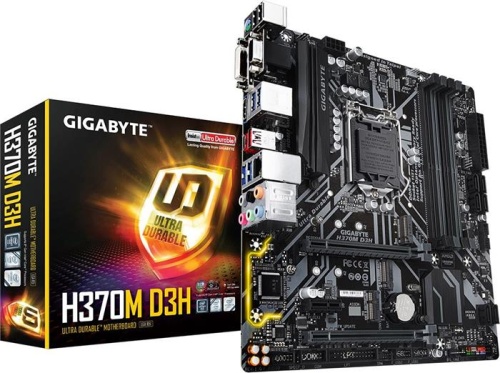 Мат. плата Socket1151v2 GIGABYTE H370M D3H фото 6