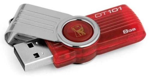 Накопитель USB flash Kingston 8ГБ DataTraveler 101 DT101G2/8GB Накопитель USB flash Kingston 8ГБ DataTraveler 101 DT101G2/8GB