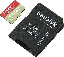 Карта памяти Micro SDHC SanDisk 32ГБ Class 10 UHS-I U3 Extreme SDSQXVF-032G-GN6AT