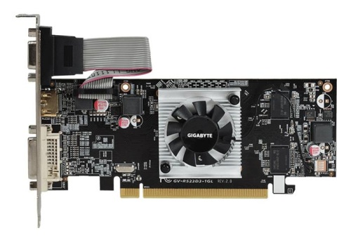 Видеокарта PCI-E GIGABYTE 1024МБ GV-R523D3-1GLV2.0 фото 2