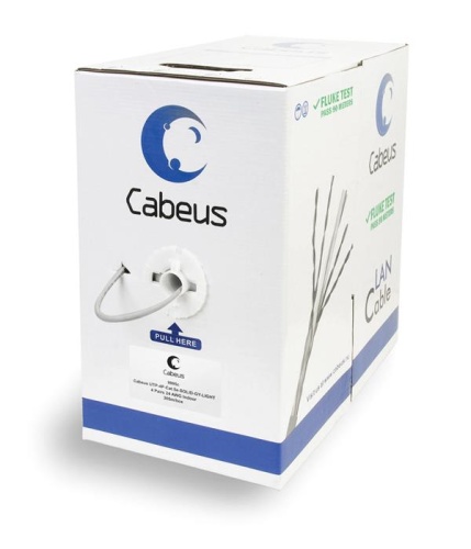 Кабель UTP Cabeus UTP-4P-Cat.5e-SOLID-GY-LIGHT (9995c) Кабель UTP Cabeus UTP-4P-Cat.5e-SOLID-GY-LIGHT (9995c)