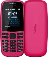 Сотовый телефон GSM Nokia 105 DS TA-1174 Pink (16KIGP01A01)