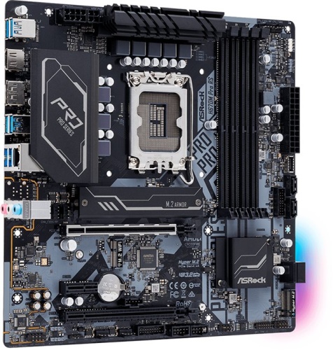 Мат. плата Socket1700 ASRock H670M PRO RS фото 3