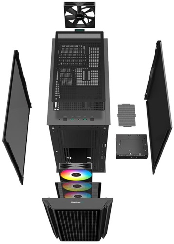 Корпус Miditower Deepcool CG540 черный (R-CG540-BKAGE4-G-1) фото 6