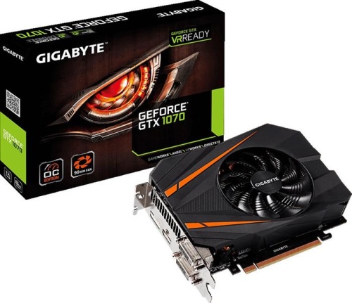 Видеокарта PCI-E GIGABYTE 8192ГБ GTX1070 8GB GDDR5 GV-N1070IXOC-8GD фото 5