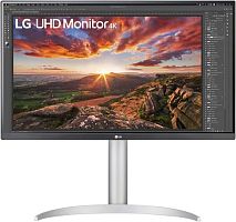 Монитор LG UltraFine 27UP850N-W черный 27UP850N-W.ARUZ