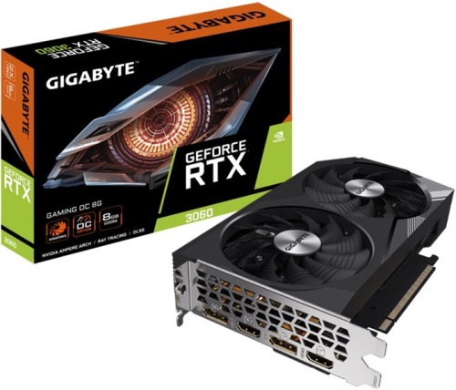 Видеокарта PCI-E GIGABYTE GV-N3060GAMING OC-8GD фото 8