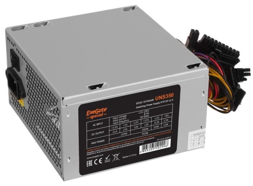Блок питания ExeGate 350W Exegate Special UNS350 ES261566RUS-S Блок питания ExeGate 350W Exegate Special UNS350 ES261566RUS-S