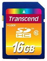 Карта памяти SDHC Transcend 16ГБ TS16GSDHC10