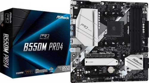 Мат. плата SocketAM4 ASRock B550M PRO4 RTL фото 5