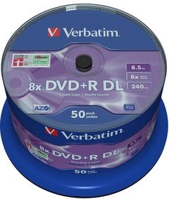  DVD+R DL Verbatim 8.5 8x 43758