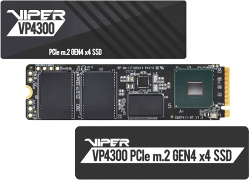 Накопитель SSD M.2 Patriot Memory 1.0Tb Viper VP4300 Series VP4300-1TBM28H фото 4