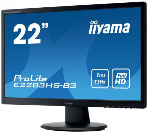 Монитор Iiyama ProLite E2283HS-B3 фото 3