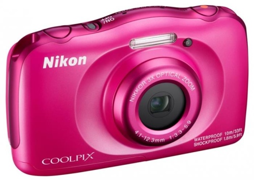 Цифровой фотоаппарат Nikon CoolPix W100 розовый VQA012K001 фото 3