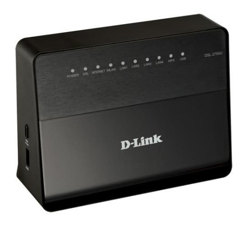 Маршрутизатор WiFI D-Link DSL-2750U/RA/U2A/U3A