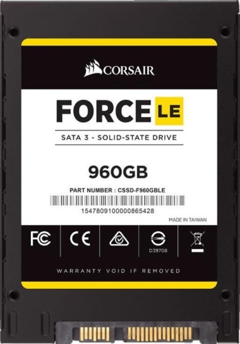 Накопитель SSD SATA 2.5 Corsair 960Gb Force LE Series CSSD-F960GBLEB фото 2