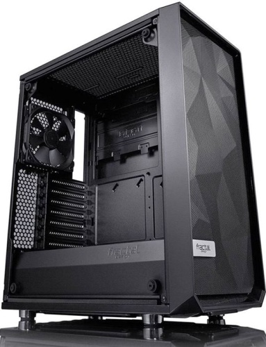 Корпус Miditower Fractal Design Meshify C Dark TG Black, Window фото 16