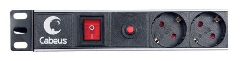 Блок розеток Cabeus PDU-6P-F-2EU фото 2 Блок розеток Cabeus PDU-6P-F-2EU фото 2
