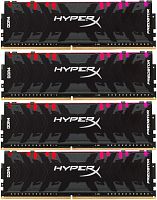 Модуль памяти DDR4 Kingston 64GB XMP HyperX Predator RGB CL16 (Kit of 4) HX432C16PB3AK4/64