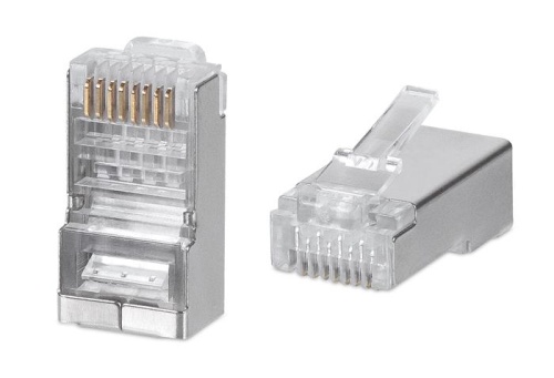 Фурнитура коннектор Cabeus 8P8C-SH-C6