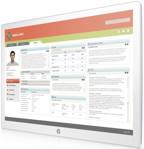 Монитор Hewlett Packard HC241 Healthcare Edition Display 3ME68AA фото 3 Монитор Hewlett Packard HC241 Healthcare Edition Display 3ME68AA фото 3