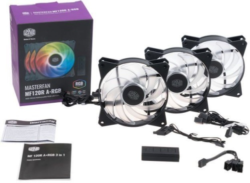 Вентилятор для корпуса Cooler Master MasterFan MF120R ARGB 3-in-1 120MM R4-120R-203C-R1 фото 2