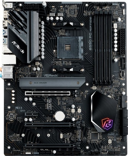 Мат. плата SocketAM4 ASRock B550 PG RIPTIDE фото 2