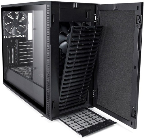 Корпус Miditower Fractal Design Define R6 Blackout Edition TG черный FD-CA-DEF-R6-BKO-TG фото 10