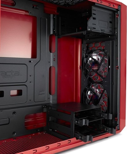 Корпус Miditower Fractal Design Focus G Red, Window фото 3