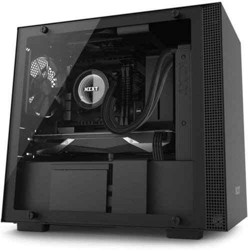 Корпус HTPC NZXT CA-H200W-BB H200i BLACK/BLACK фото 7