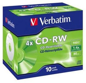  CD-RW Verbatim 700 2-4x 43123