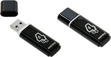 Накопитель USB flash Smart Buy 4Gb Glossy Black (SB4GBGS-K)