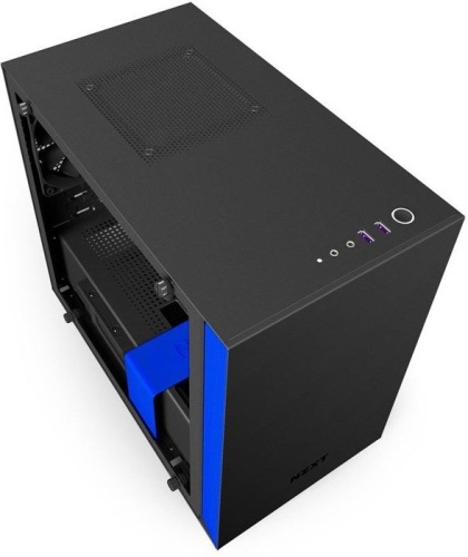 Корпус HTPC NZXT CA-H200W-BL H200i BLACK/BLUE фото 2
