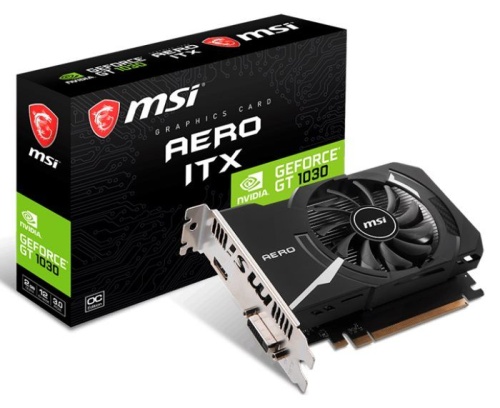 Видеокарта PCI-E MSI 2048Мб GT1030 GT1030AEROITX2GD4OC фото 4