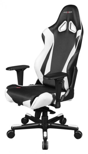 Игровое кресло DXRacer OH/RJ001/NW Racing чёрно-белое Игровое кресло DXRacer OH/RJ001/NW Racing чёрно-белое