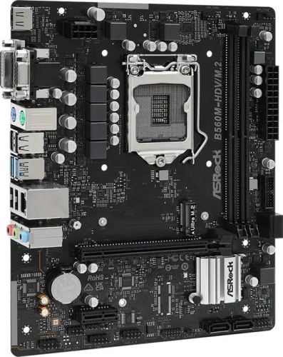 Мат. плата Socket1200 ASRock B560M-HDV/M.2 фото 3