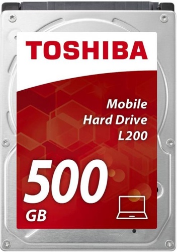 Жесткий диск SATA HDD 2.5 Toshiba 500Gb L200 HDWJ105EZSTA