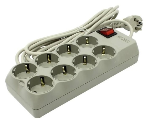 Фильтр электропитания Sven SvenOptima Pro серый (3.1м) Фильтр электропитания Sven SvenOptima Pro серый (3.1м)