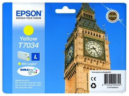 Оригинальный струйный картридж Epson T70344010 C13T70344010