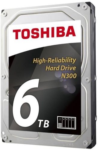 Жесткий диск SATA HDD Toshiba 6Tb N300 NAS HDWN160EZSTA