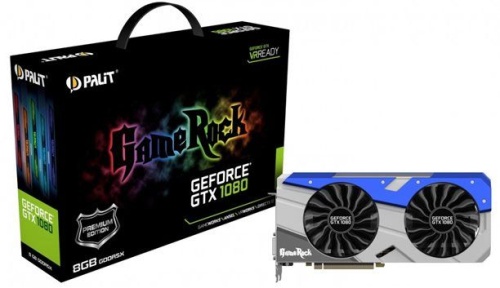 Видеокарта PCI-E Palit 8192Мб PA-GTX1080 GAMEROCK P 8G NEB1080H15P2-1040G фото 6